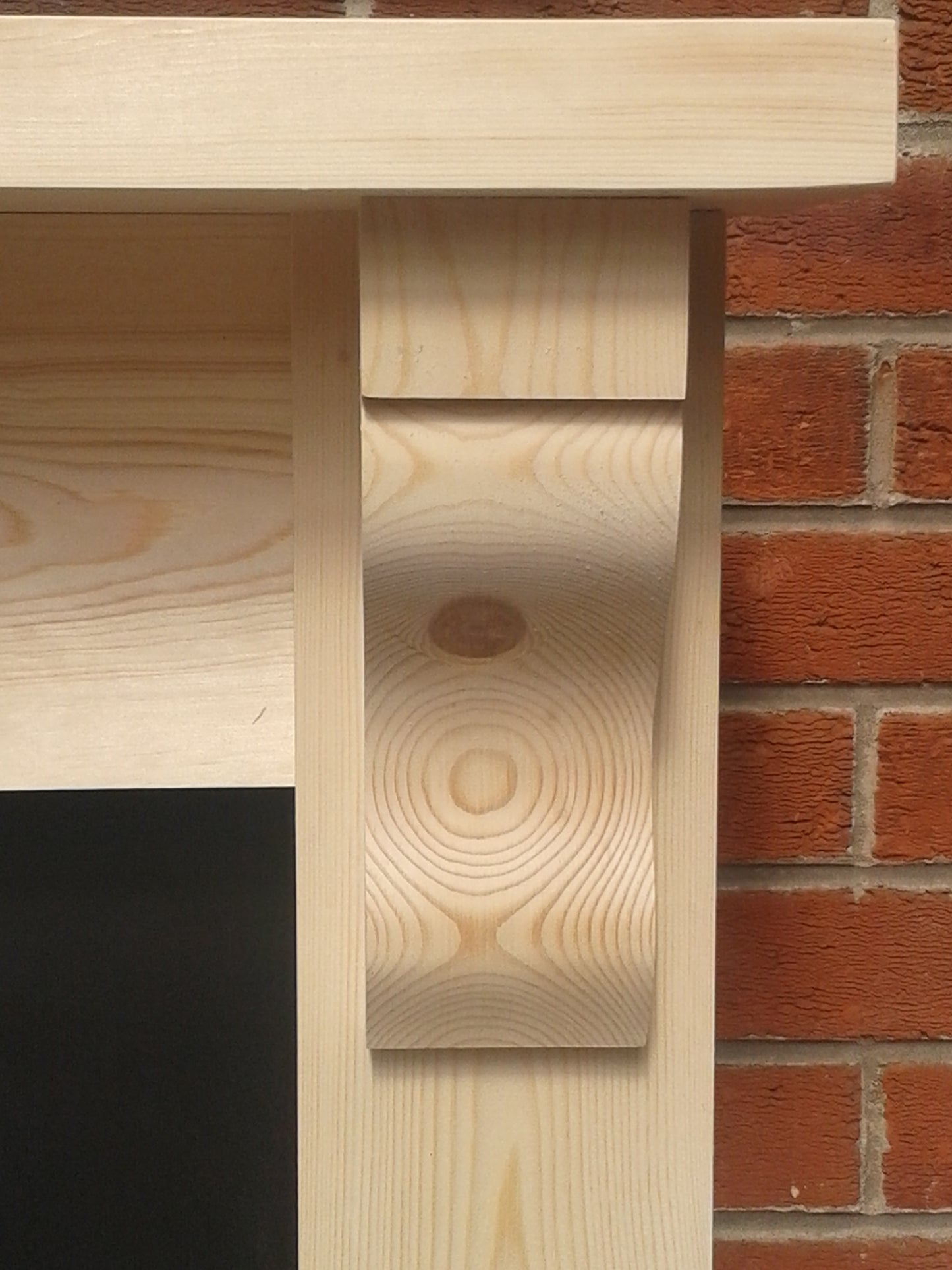 Fire surround with a 45mm chunky top with corbels , mantle , fireplace , plus made to measure ( extra cost )