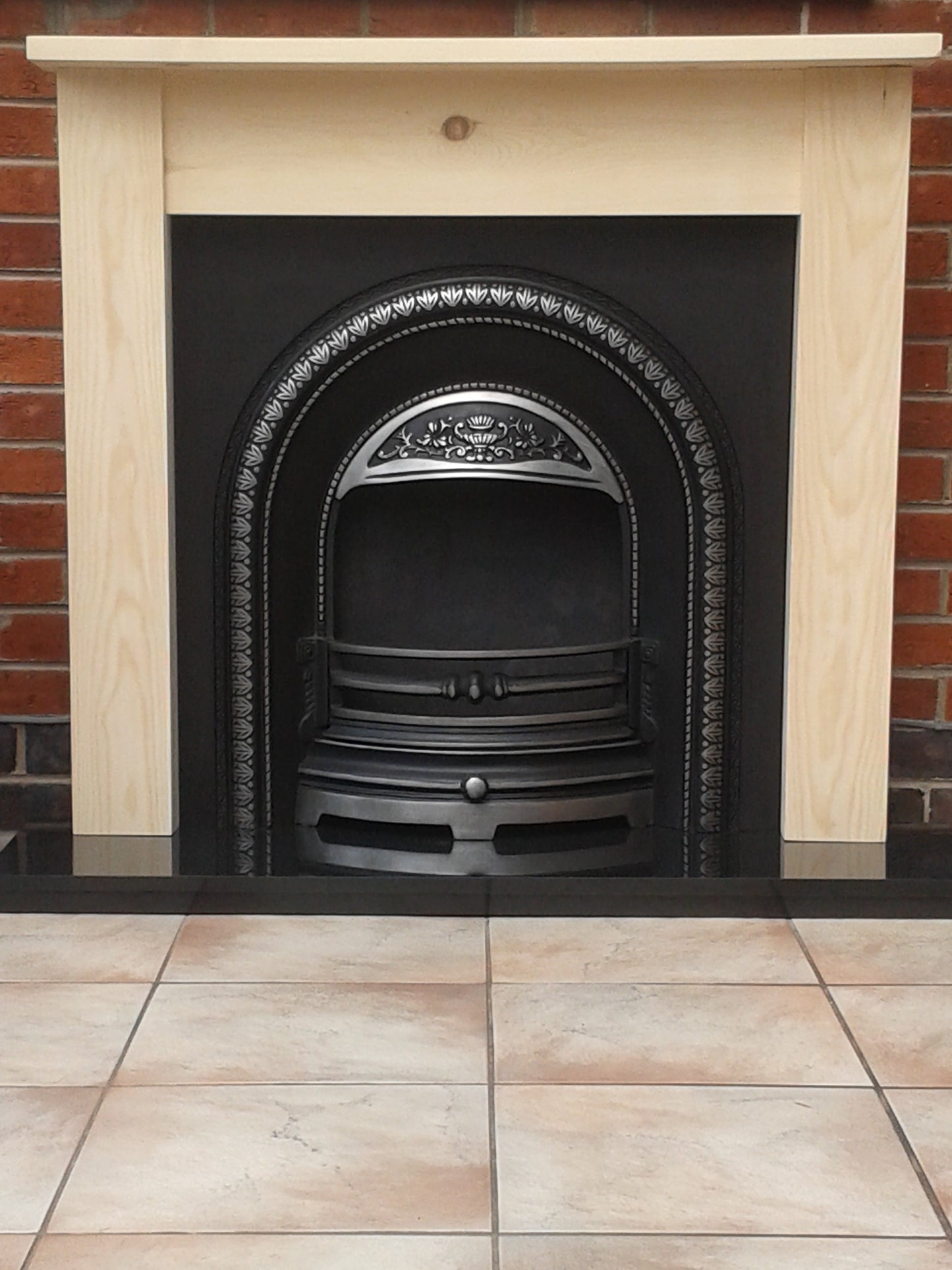 Fire surround / fireplace / pine mantel / made to measure at an extra cost.